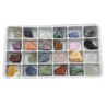 Box raw minerals - 24 pieces