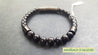 Simple Leather Bracelet - Black Obsidian
