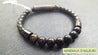 Simple Leather Bracelet - Golden Obsidian