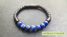 Single Leather Bracelet - Lapis Lazuli