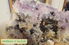 Amethyst and anhydrite flower 13 - Brazil