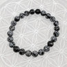 Bracelet - Snowflake Obsidian (Speckled)