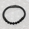 Single Leather Bracelet - Onyx