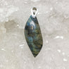 Labradorite pendant and silver bail
