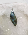 Labradorite pendant and silver bail