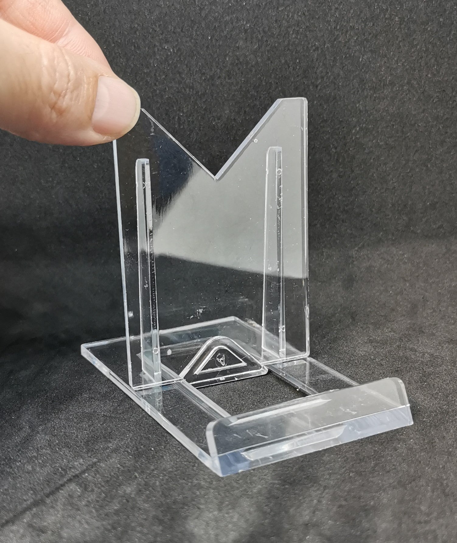 10 Supports Photo En Acrylique Transparent - Chevalet PVC 5x8,5 Cm Pour Cartes, Médailles, Pièces